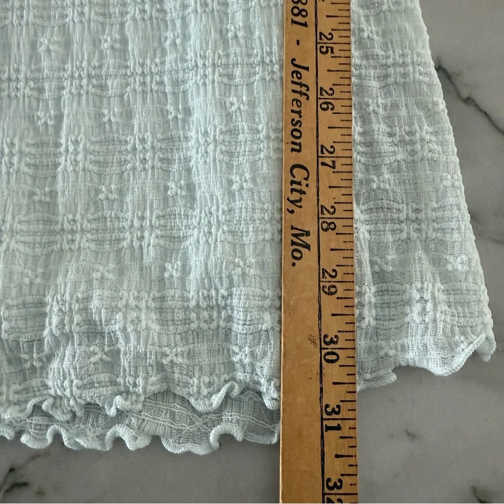 KIRIOUS‎ Los Angeles Dress Women’s Small Blue Y2K Milk Maid Lined Wedding Guest